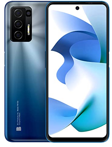 BLU F91 5G | 2022 | 3-Day Battery | Unlocked | 6.8” Full HD+ Display | 128/8GB | 48MP Quad Camera | NFC Capable | US Version | US Warranty | Sky Blue
