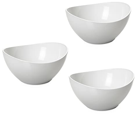 Omada Design 3 Ciotole Colorate da 40 cl, Infrangibili, Impilabili, Lavabili in Lavastoviglie, Linea Trendy