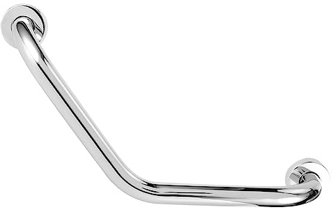 Maniglione Curvo per Doccia 46 Cm Maniglia per Vasca da Bagno in Acciaio Inox Maniglia a Parete Maniglia per Doccia Maniglia di Sicurezza Maniglia Antiscivolo per Bambini Anziani