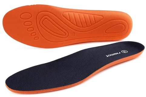 riemot Semelles intérieures pour Homme et Femme, Bleu, 43