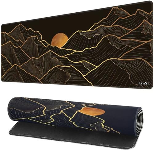LznYi XL Mauspad, 800x300mm Großes Rechteckig Gaming-Mauspad, Japanisches Schreibtischauflage für Computer, Laptop und PC, 80x30TaiYangEU