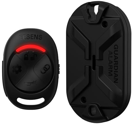 Guardian Alarm Guardian Alarm – 110dB Motion Alarm with 800ft Wireless Alert, Item Locator, Waterproof & Tamperproof Hidden Secure Mount for Bike, Motorcycle, Scooter, Bag, Camping, Camera Gear &More