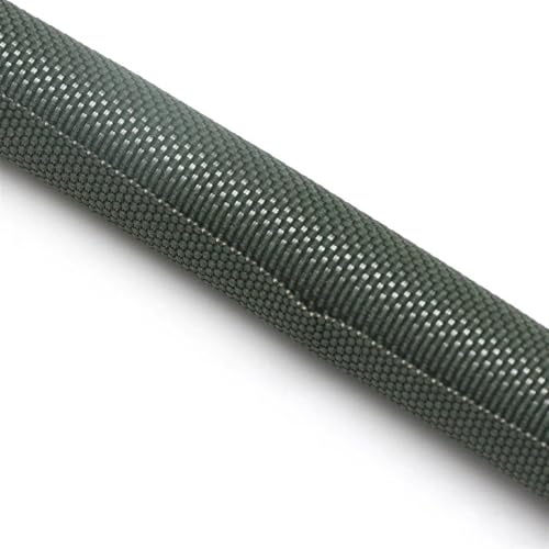 Kabelhölje 1/2/5 m självlåsande expanderande flätat flätat fodral, isolerande omslag, kabelskyddsfodral, kabelorganisatör (grön, 30 mm, 1 meter)