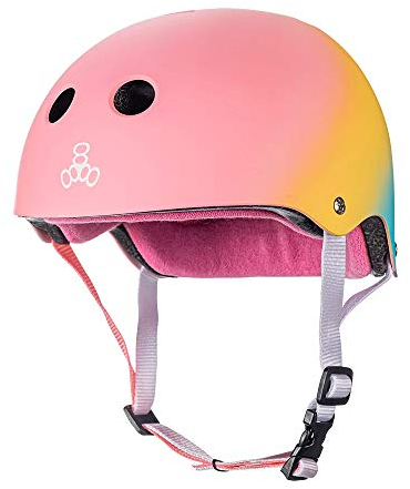 Triple Eight Unisex – Erwachsene Certified Sweatsaver Sporthelme, Shaved Ice, XL