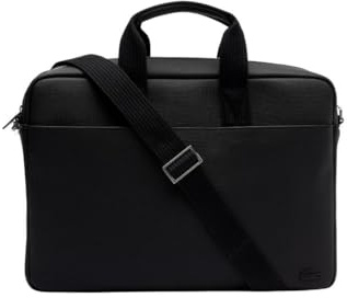 Lacoste Sac d'ordinateur classique, noir