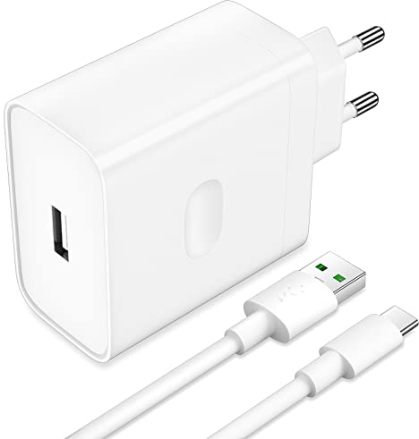65W Cargador Rápido con Cable USB C 1M para OPPO Charge Adaptador Carga Rápida Adaptador de Cargador para OPPO Find N2 Flip X5 Pro X5 Lite X3 Pro X3 Neo X2 X2Pro Reno 8Pro A54S A96 A16