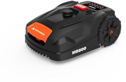 Yard Force Robot tosaerba MB800, copertura 800 m², altezza di taglio 20-60 mm, controllo tramite app Bluetooth