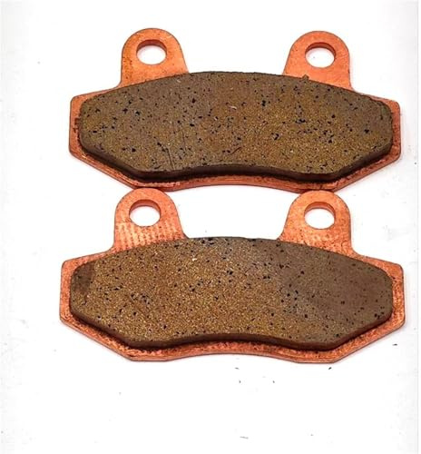 Moto Plaquettes Frein pour Scooters GY6 Cyclomoteurs VTT 50cc 70cc 100cc 125cc 140cc À 200cc 250cc Pit Dirt Bike Plaquettes Frein Avant Et Arrière Universelles Plaquettes Frein Parking(Copper Based)