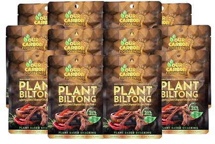 Our Carbon Footprints - Plant Biltong - Plant Based Vegan Snack - Box of 12 x 30 g