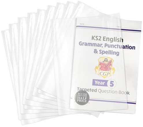 Forros Transparentes Para Libros A4 Ajustables Pack De 20, Fundas Plásticas Reutilizables Y Lavables, Cubiertas Protectoras Para Libros Escolares Y Cuadernos De Lectura