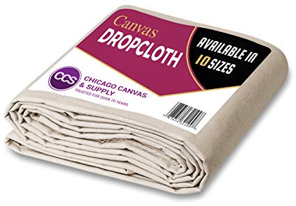 Toile de Coton CCS Chicago et Supply - Toile de Coton Tout Usage - 4 x 12 m