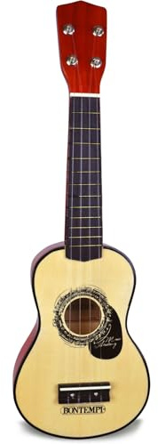 Bontempi | WoodStrum - Ukulele in Legno da 53 cm per Melodie Semplici e Divertenti