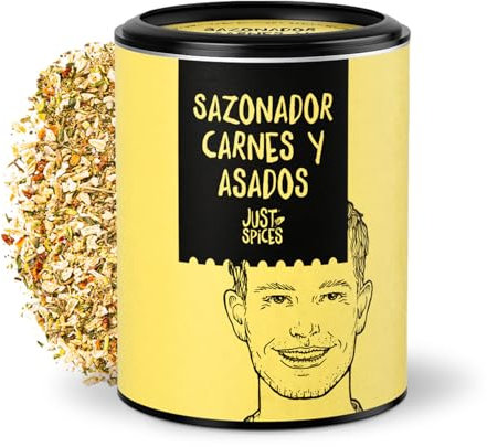 Just Spices Sazonador Carnes y Asados, 60 g I Prepara ricas recetas de carne sin complicarte la vida