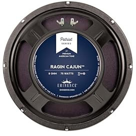 Eminence Patriot Ragin Cajun 10 Guitar Speaker, 75 Watts at 8 Ohms, Black, (RAGINCAJUN)