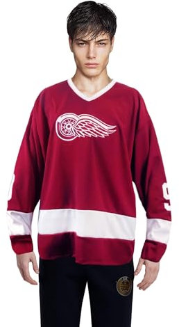 thecostumebase Howe Eishockey Trikot Ferris Bueller Ruhetag Kostüm Replica Shirt (Medium) Rot