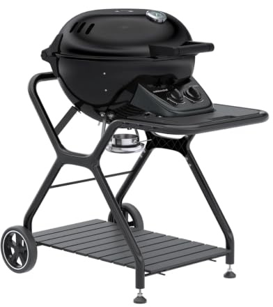 BARBECUE A GAS Outdoorchef ASCONA 570G NERO CON SISTEMA DI COTTURA BREVETTATO IN SVIZZERA