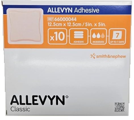 Allevyn Adhesive Foam Dressing classic sterile wundpflaster 12,5 x 12,5cm 10pc