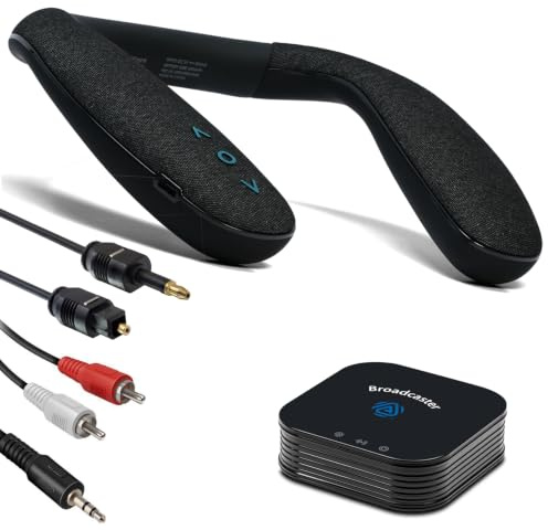HomeSpot BA210 v2 Auracast Bluetooth Transmitter & JY538 Neckband Speaker
