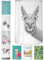 arteneur® - Esel - Anti-Schimmel Duschvorhang 120x200 - Recycelt mit Öko-Tex Standard 100 - Beschwerter Saum, Blickdicht, Wasserdicht, Waschbar, 8 Ringe & E-Book