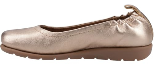Hush Puppies Female Skylar Ballerina, Gold,5