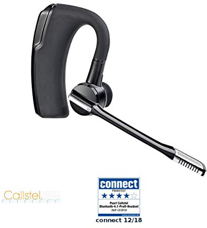Callstel Headset für Handy: Profi-Headset mit Bluetooth 4.2, HD-Mikrofon und Rauschunterdrückung (Handy, Bluetooth, Kopfhörer mit Mikrofon, Freisprecheinrichtung)