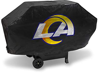 NFL Rico Industries Los Angeles Rams Deluxe Grillabdeckung aus Vinyl – 172,7 cm breit/strapazierfähig/Klettverschluss