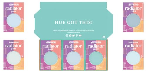 Rust-Oleum Radiator Paint in Gloss Finish – Soft Blues Tester Box
