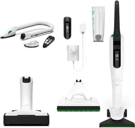 Folletto VK7S Aspirapolvere Senza Filo, Kit Completo con Spazzola EB 7S, PB 7S per Imbottiti, SP 7S Lavapavimenti, 24 Mesi Garanzia AMG service lo store folletto