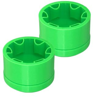 Gadget Ray Soft Blow Hammer Cap Cover 2-Pack, Protective Hammer Tips for 16 oz and 20 oz Hammers, Non-Marring Surface Protector, High Visibility Color, Made in the USA