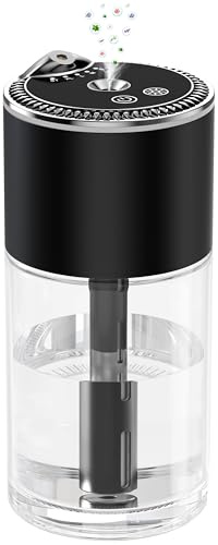 Diffuseur d'huiles essentielles, désodorisant pour voiture, diffuseurs d'aromathérapie pour la maison, grande pièce, chambre, voiture, bureau, bureau avec lumière de plafond étoilé, capacité de 250 ml