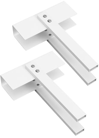 Baluue Lot de 2 Verrous de Porte Pliants en Acier Inoxydable à Deux Vantaux Verrou de Sécurité Réglable pour Portes Pliantes D’Armoire Portable et Compact Adapté pour Garçon et Filles