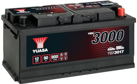 YUASA Batteria 90, Ah 800, A/EN YBX3017 L 353mm B 175mm H 175mm Compatibilità con MERCEDES-BENZ ATRON LK/LN2 UNIMOG, OPEL INSIGNIA Station wagon Omega B Sedan V94, BMW 5 Sedan E34