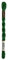 Anchor Perlgarn Stärke 5 4585000-00246 flaschengrün Stickgarn, 100 % Baumwolle, 5g Strängchen