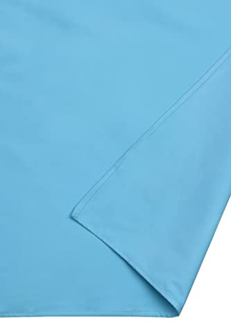 Sleepdown Plain Large Beach Towel Soft Microfiber Absorbent Swimming Pool Travel Camping Bath Sauna Gym Yoga with Bag - Aqua - (160 x 90cm)