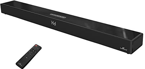 LARKSOUND 36 Inch 2.1 Sound Bar for TV with Dual Built-in Subwoofers