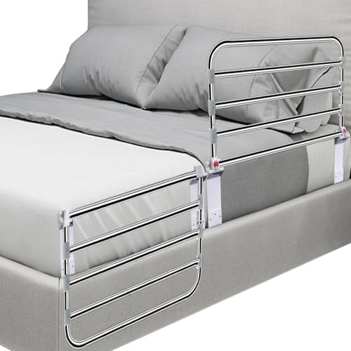 Yopyuenn Griglia di protezione per il letto, per anziani, 90 cm, pieghevole, portatile, di sicurezza, regolabile, per la cura della casa, per i disabili
