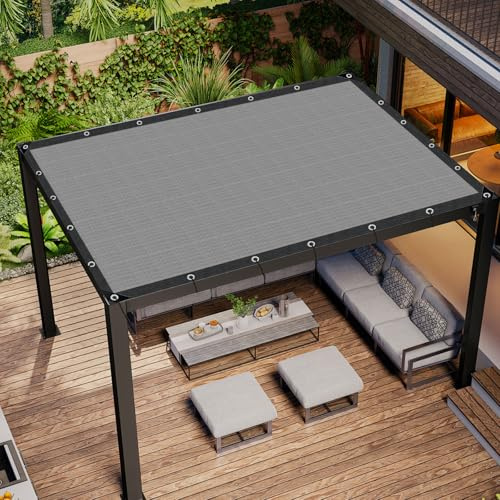 BXAEYIPOR Sonnenschutz-85% Shading Rate UV-Beständiges,Sonnensegel Mit Einfassung Mit Ösen Einfachen Aufhängen,Schattierungsnetz für Auto,Garten,Gewächshaus,Camping
