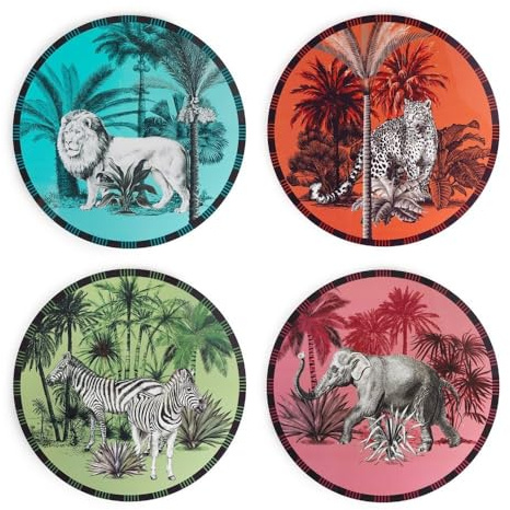 Henriette Set 4 Sottopiatti Animalier