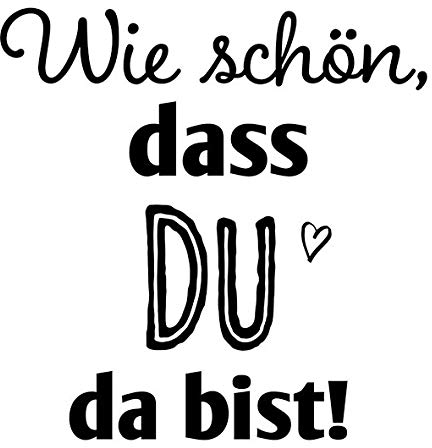 20 Servietten Wie sch?n, dass Du da bist | Spruch | Test | Fest | Feier 33x33cm