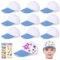 saijer Gorras De Béisbol Niños, 9 Piezas Gorras Infantiles para Pintar Gorra De Béisbol Infantil Blanca Sombreros para Colorear DIY Sombreros De Béisbol para Niños Blanco Gorras Casual Gorra Graffiti