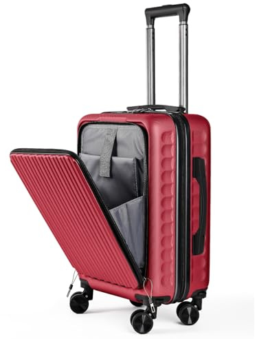 ARTREE Maleta de Cabina,ABS Material Trolley Rígida Expandible, con Ruedas giratorias Desmontables,Cerradura combinación,Ideal como Equipaje de Mano para Iberia, Vueling o Easyjet