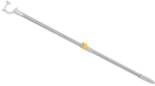 SEWACC Asta Appendiabiti Telescopica in Acciaio Inox per Uso Domestico, Palo Retrattile per Armadio e Stendibiancheria, Supporto Estensibile per Abiti Lunghi, Bastone Robusto per