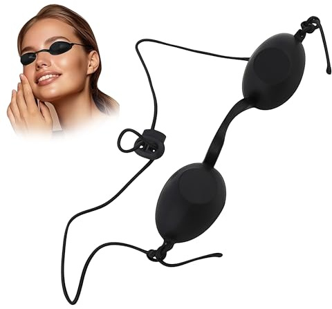 Zuuyye Occhiali di Protezione Infrarossi Solarium & Lampada a Luce Rossa, Protezione UV, Ergonomici & Regolabili, Ideali per Trattamenti Estetici, IPL, Laser