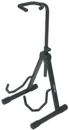 Quik Lok QL/692 justerbar höjd gitarrställ, svart [UK import]