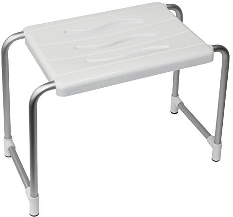 MSV Duschhocker Duschsitz Duschbank belastbar bis 120kg