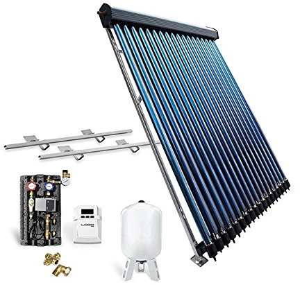 Solar-Paket Röhrenkollektor HP30 für Schrägdach, 4,89 m²