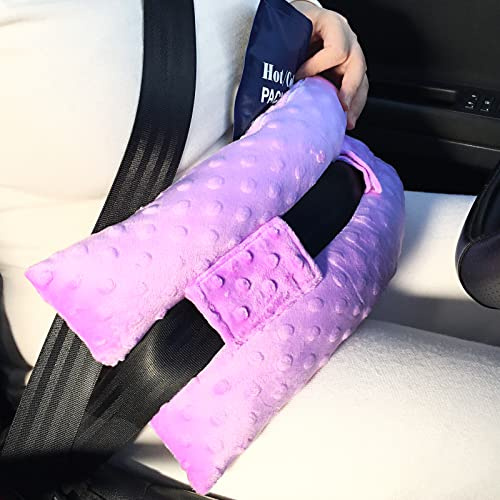 D. Mysig hysterektomi kudde mage stoppa säkerhetsbälte kuddar med ficka för is paket post buk kirurgi komfort kudde mage incision återhämtning gåvor kvinnor patienter lavendel