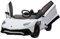 Display4top Kids 12V Ride On Sports Car Toy w/Parent Control, AUX Cable, 2 Speeds, LED Lights, Sounds,132 * 73 * 45cm (White)