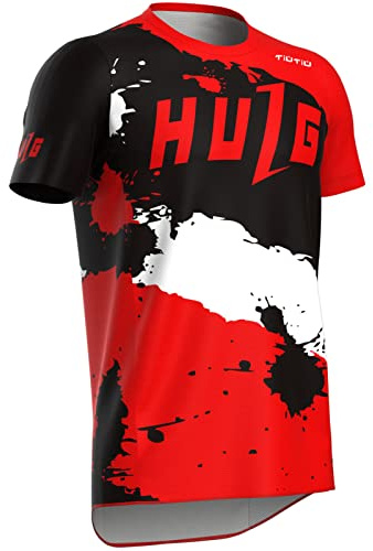 Camiseta De Manga Corta MTB para Hombre, Camiseta De Descenso, Ropa De Bicicleta para Hombre, Ropa De Ciclismo/Motocross, Camiseta De Bicicleta De Montaña MTB BMX (style-05,XL)
