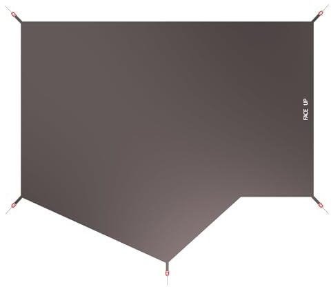 Tropics Waterproof Tent Footprint Heavy Duty Camping Ground Tarp, Lightweight & Durable Tent Floor Protector for Backpacking, Hiking, and Outdoor Adventures